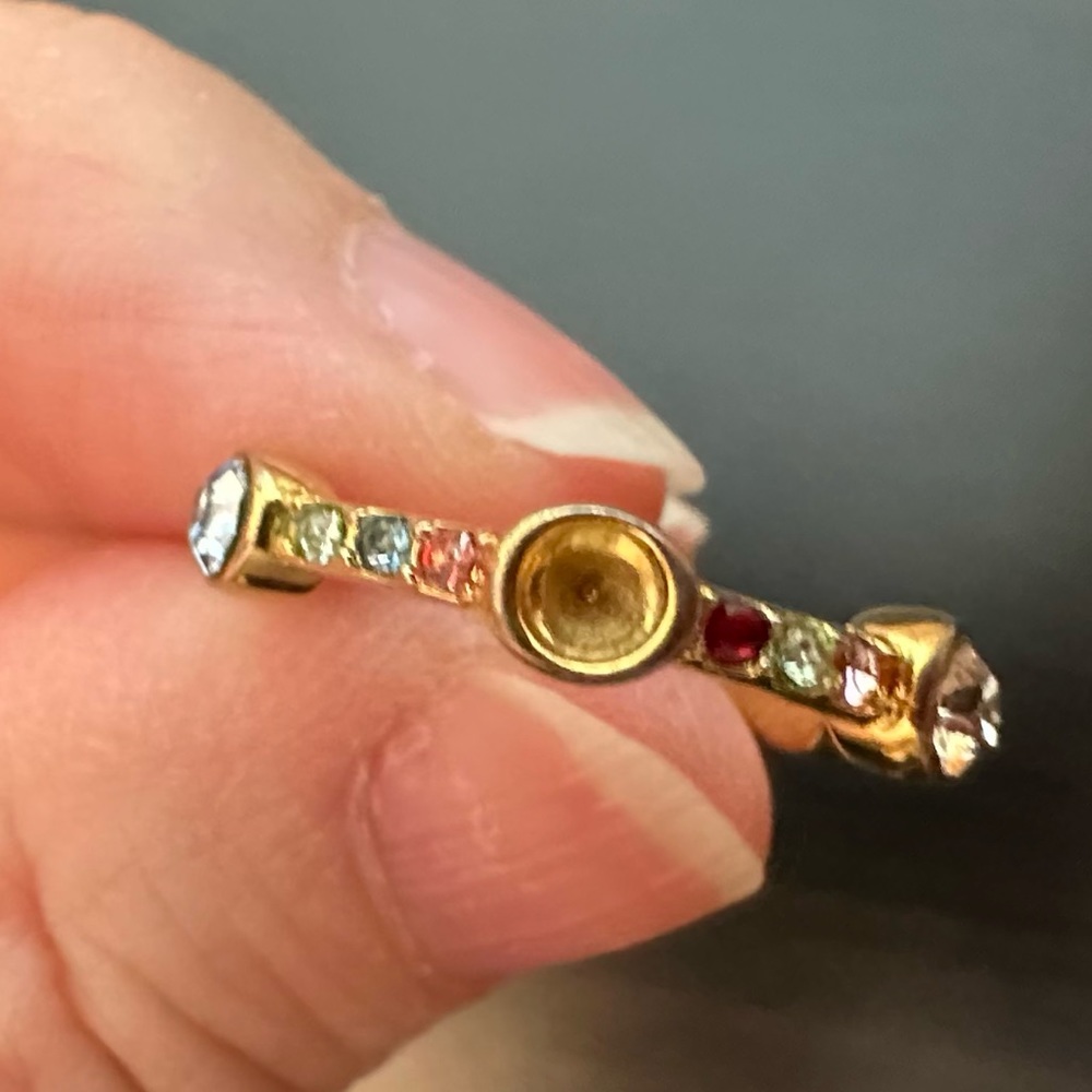 JCrew Rainbow-Colored Stacking Rings - Picture 5 of 5